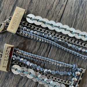 Silver Victoria Emerson Watch Strap